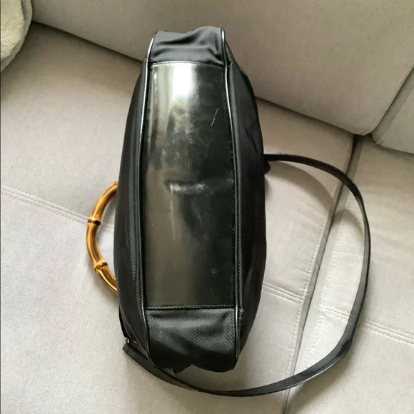 GUCCI nylon BAMBOO handle bag 🎋 - Picture 12 of 15